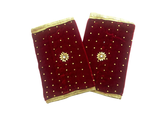 Classic Bridal Chooda Cover - Maroon