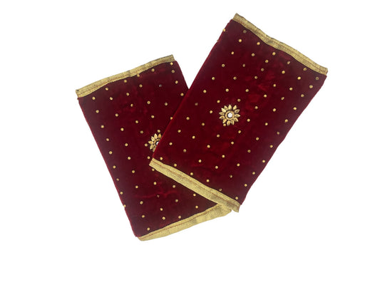 Classic Bridal Chooda Cover - Maroon