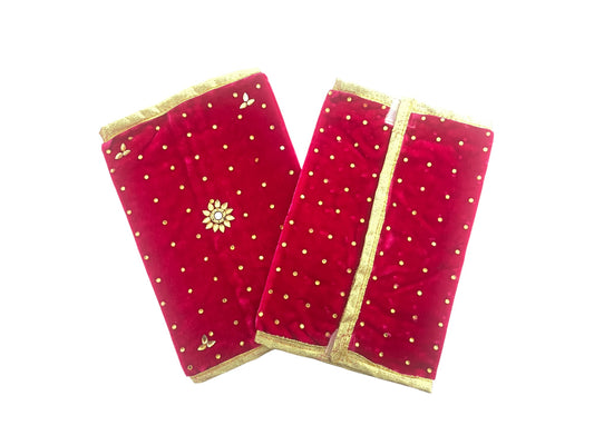 Classic Bridal Chooda Cover - Rani Pink
