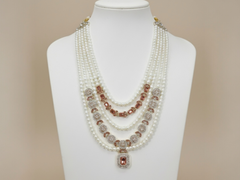 JB - Emerald Groom Mala - Peach