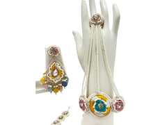 Handcrafted Daisy Zardozi Jewellery