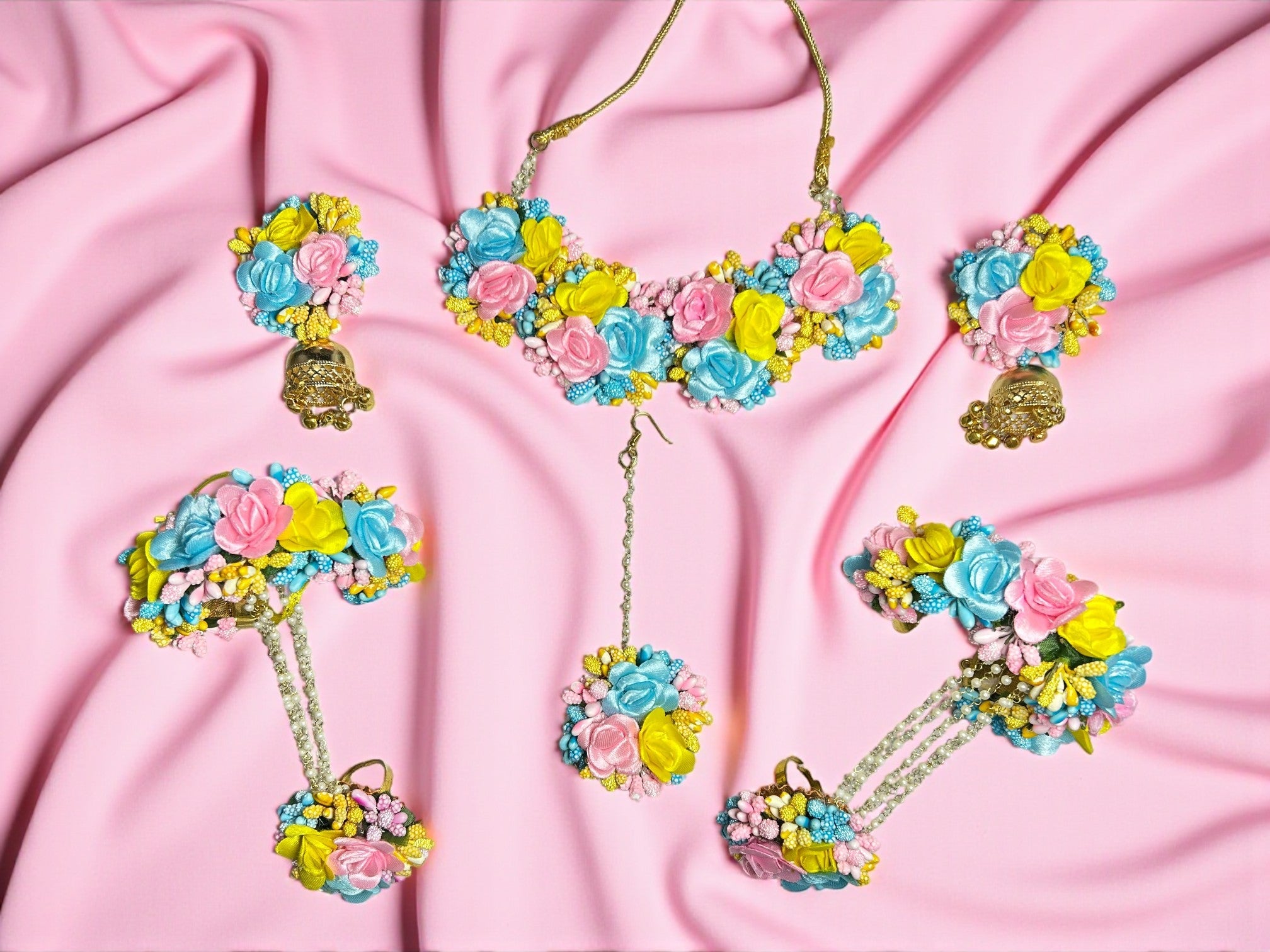 Pastel Bliss Bridal Floral Set