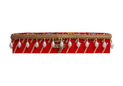 Phulkari Handcrafted Cash Box- Maroon