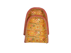Phulkari Handcrafted Chaak  - Yellow