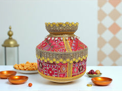 Ghadoli Phulkari  Rani Pink
