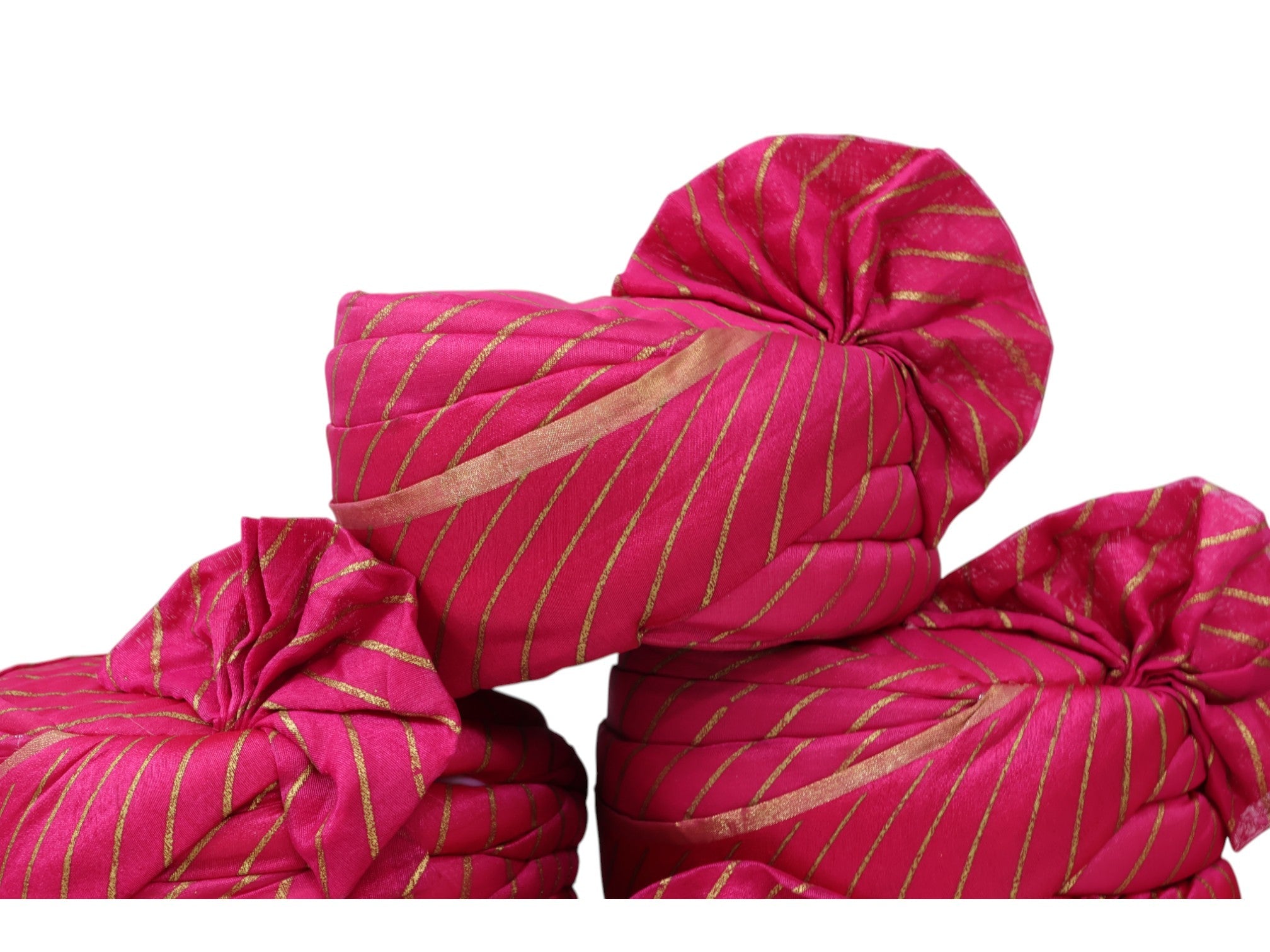 Pink Bandhani Baraati Pagdi