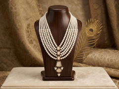JB - Royal Darbaar Groom Mala -White