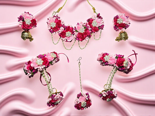 Radiant Floral Jewellery Set
