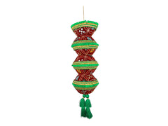 Rajwada Handcrafted manda - Maroon