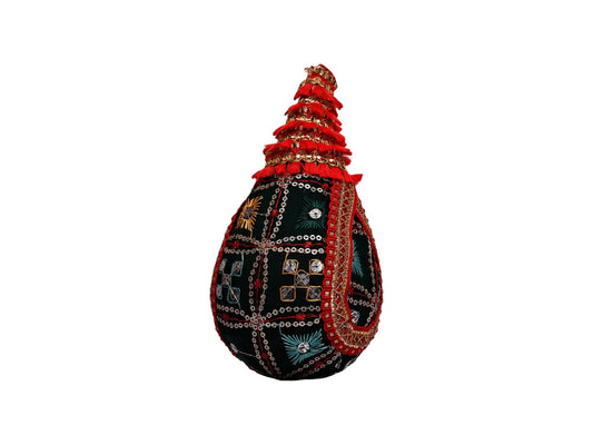 Rajwada Handcrafted nariyal - Green