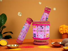 Rajwada Handcrafted Okhal Musal - Lavender