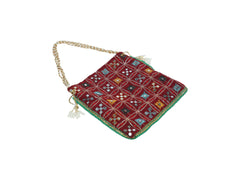 Rajwada Handcrafted Potli - Maroon - Image 3