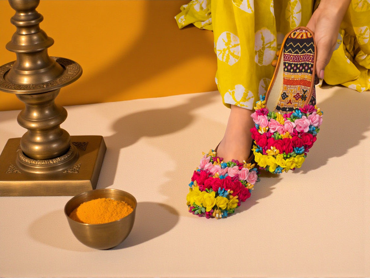 Rang Mahal Floral Juti – Multicolor Madness