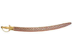 Regal Maroon Groom Talwaar