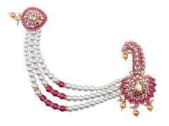 Royal Groom kalgi with Pearls & Kundan Work 