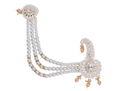 Royal Groom kalgi with Pearls & Kundan Work 