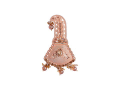 Royal Groom kalgi with Stone Embellishments & Pearl Danglers 