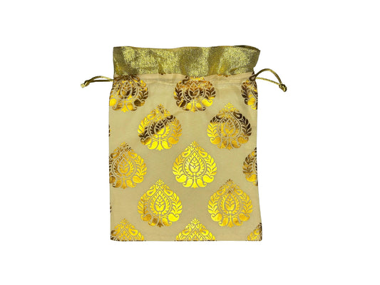 Maroon Round Wrap Potli Bag