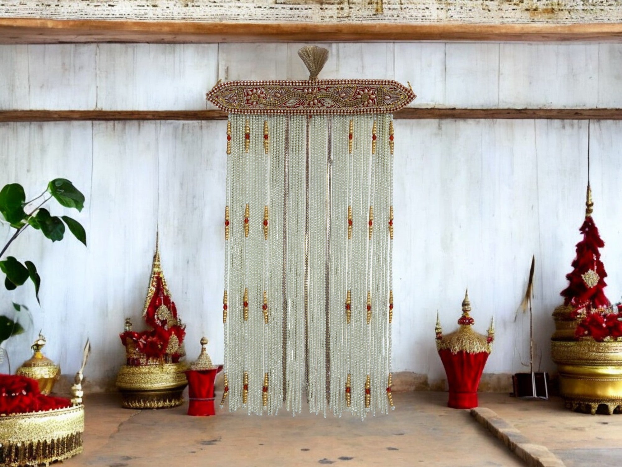 Traditional Pearl Beaded Groom Sehra