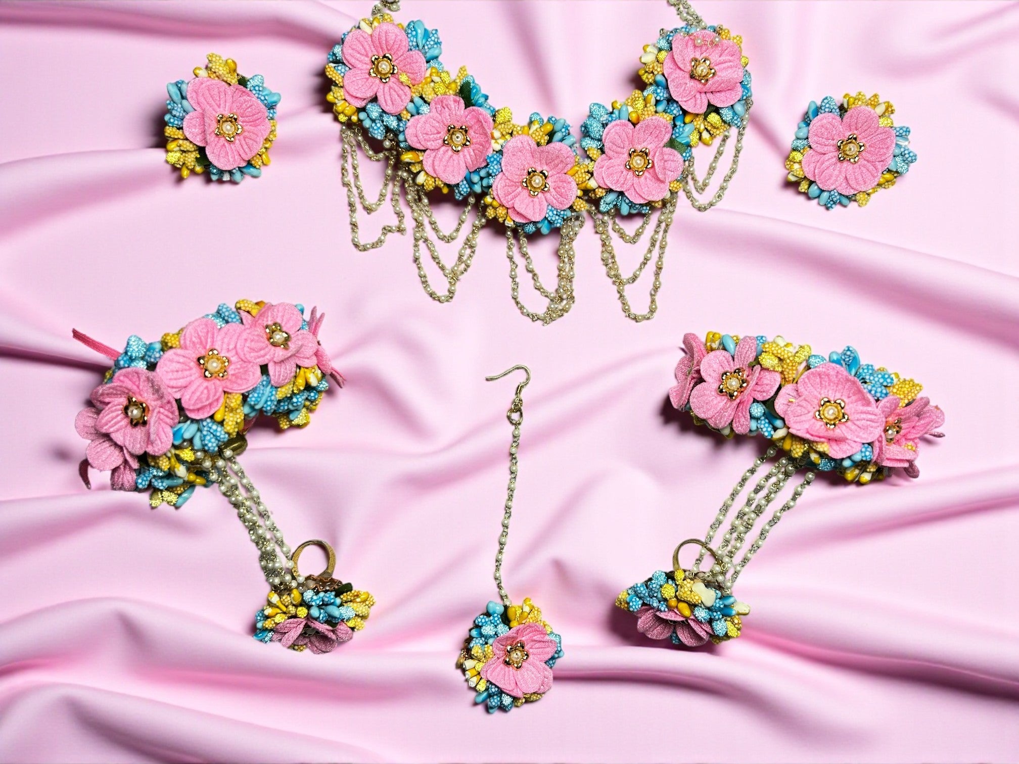 Vibrant Bloom Bridal Floral Set