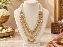 Royal Kundan Multicolour Groom Mala