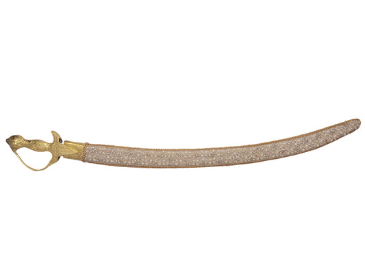 Elegant Ivory Groom Kirpan (Non Sharp Decorative Purpose Only)