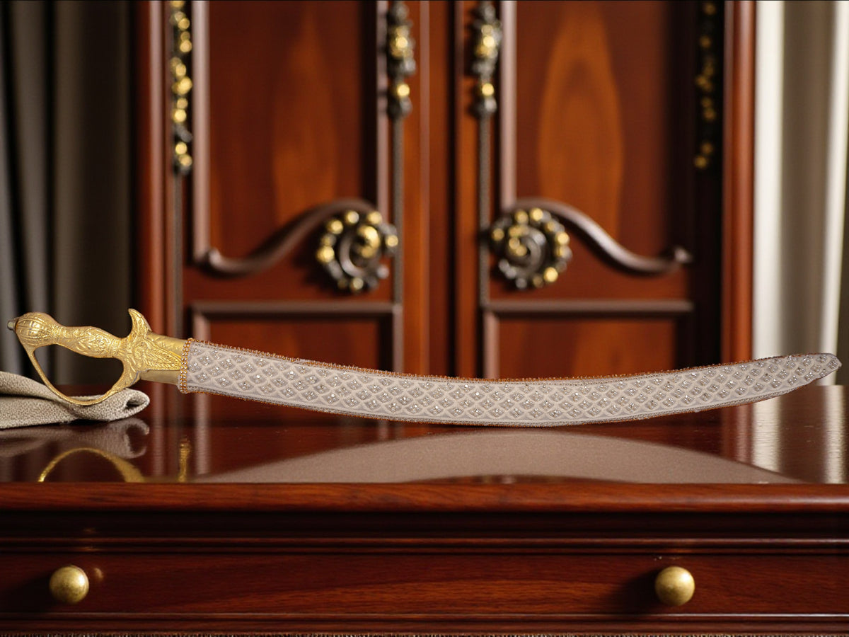 Magestic Heritage Groom Kirpan (Non Sharp Decorative Purpose Only)