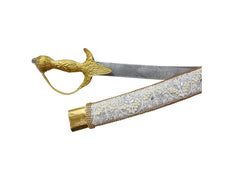 Elegant Ivory Groom Kirpan (Non Sharp Decorative Purpose Only)