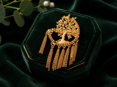 Golden Tree of Life Brooch