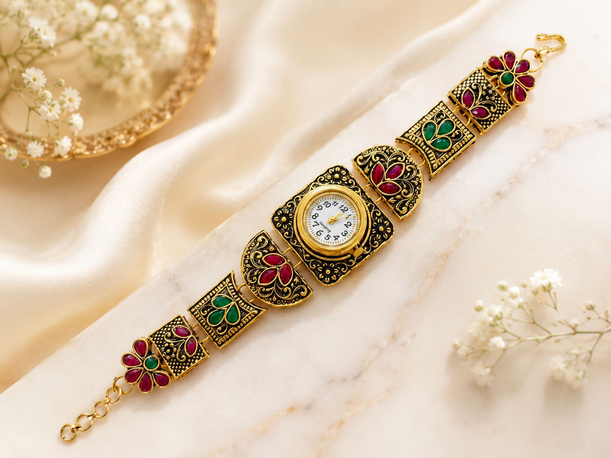 Rajsi Heritage Floral Watch