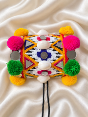 Rangili Phool Multicolour Floral Hand Band – Navratri Special