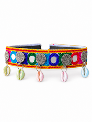 Rang Rasiya – Multicolour Navratri Shell Charm Hairband