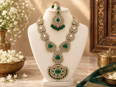 Hunar Kundan Groom Necklace and Kalangi Set