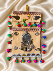 Royal Navratri Multicolour Embellished Festive Purse