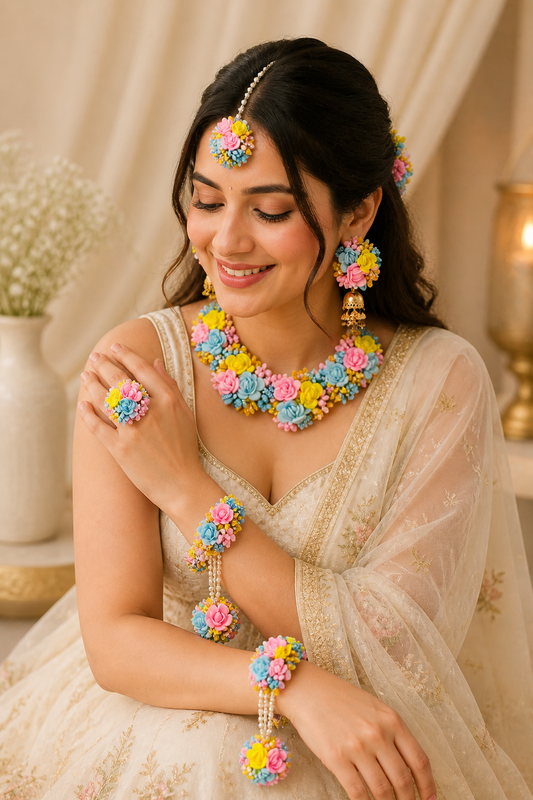 Pastel Bliss Bridal Floral Set