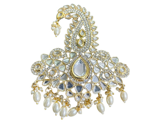 Peacock Glory Kalgi - White