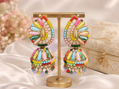 Radiant Traditions: Multi-Style Designer Jhumka Combo Set