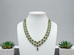 JB - Mayur Stone Groom Mala - Green